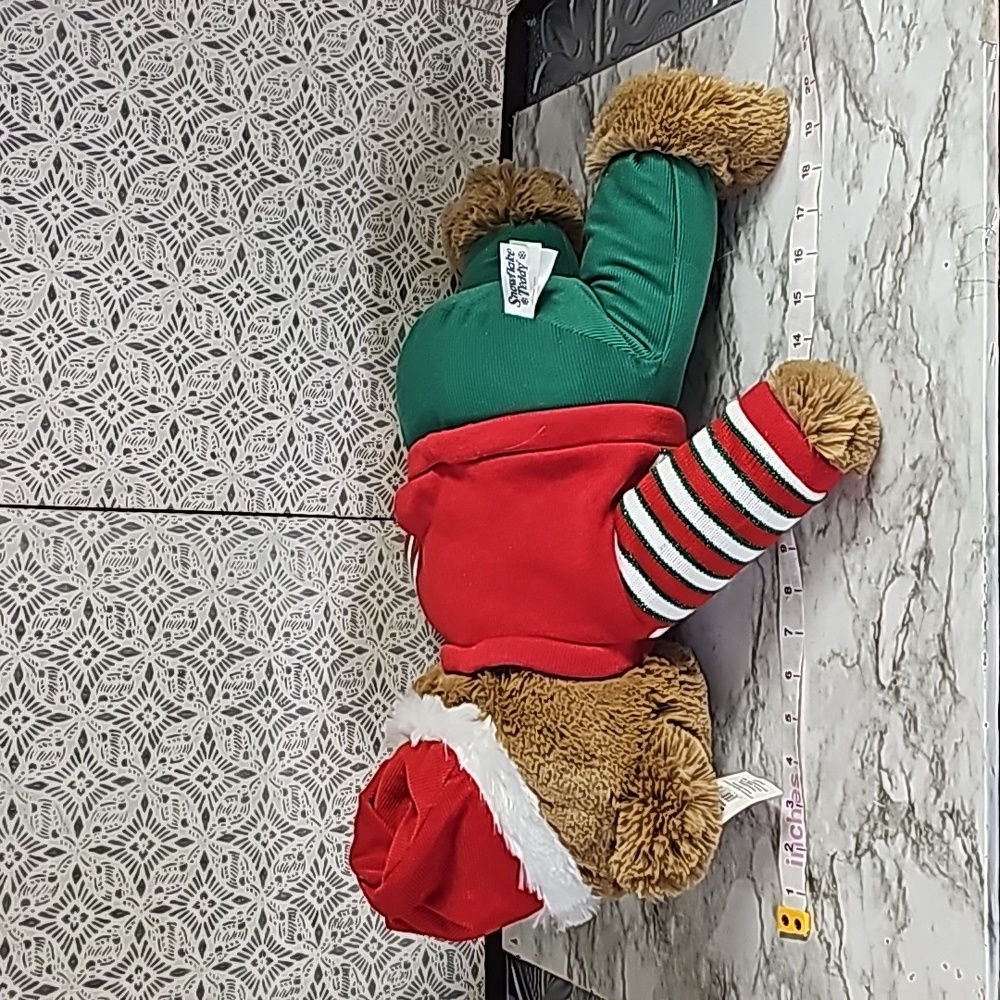 NWT Snowflake Teddy Christmas 2021 Santa Hat soft plush stuffed collector's 20" - Picture 10 of 12
